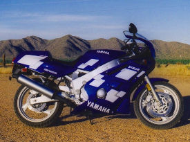 1997 Yamaha FZR600 (blue)